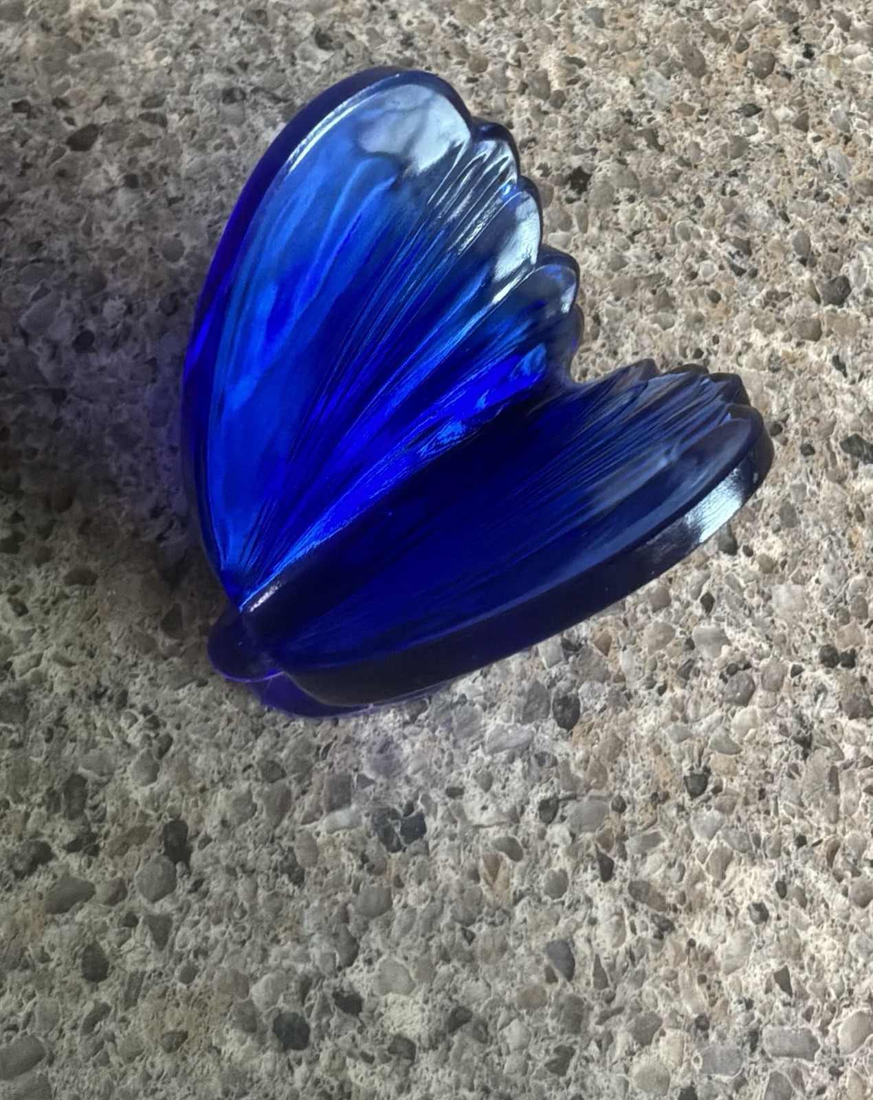 Fenton Butterfly Figurine Cobalt Blue