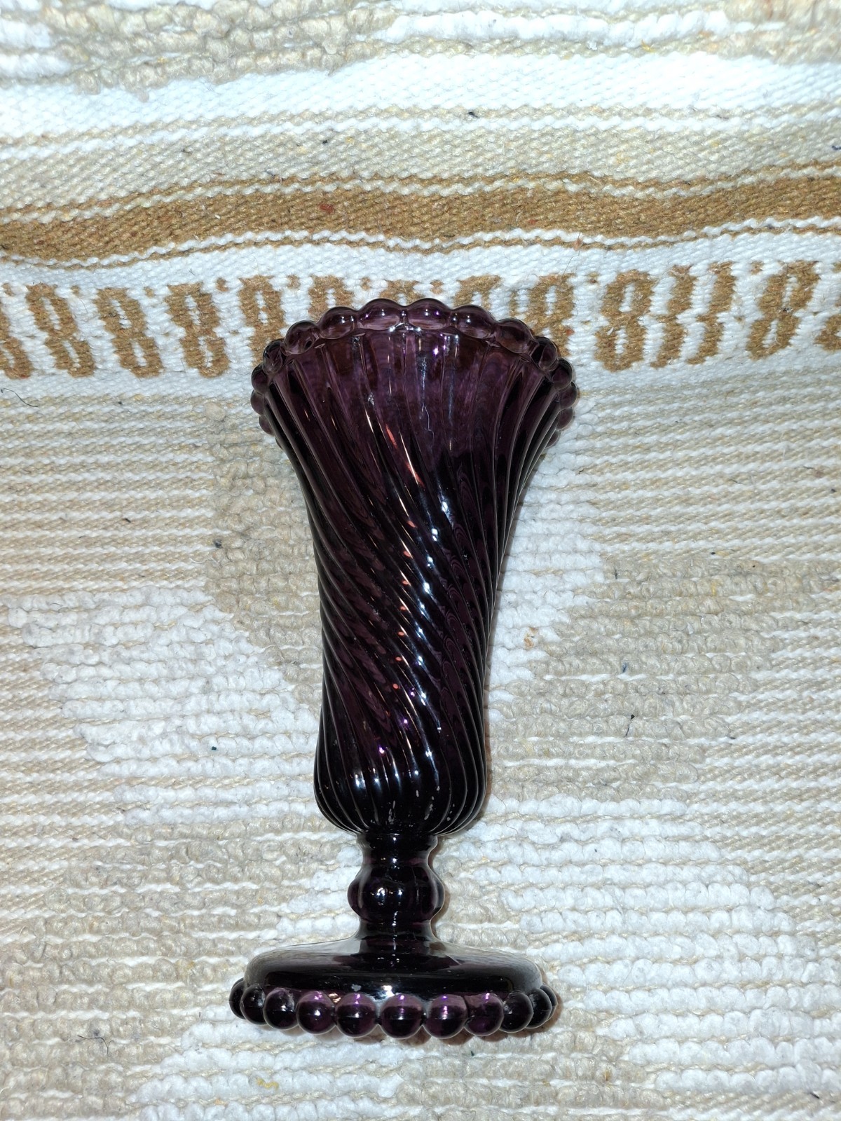 Westmoreland Amethyst And Ball Vase