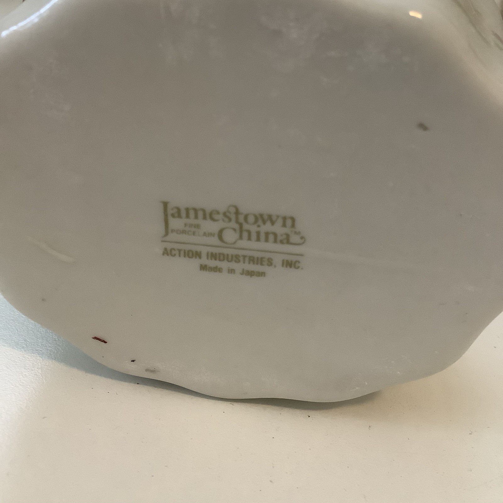 Vintage Jamestown China Porcelain Basket In Box