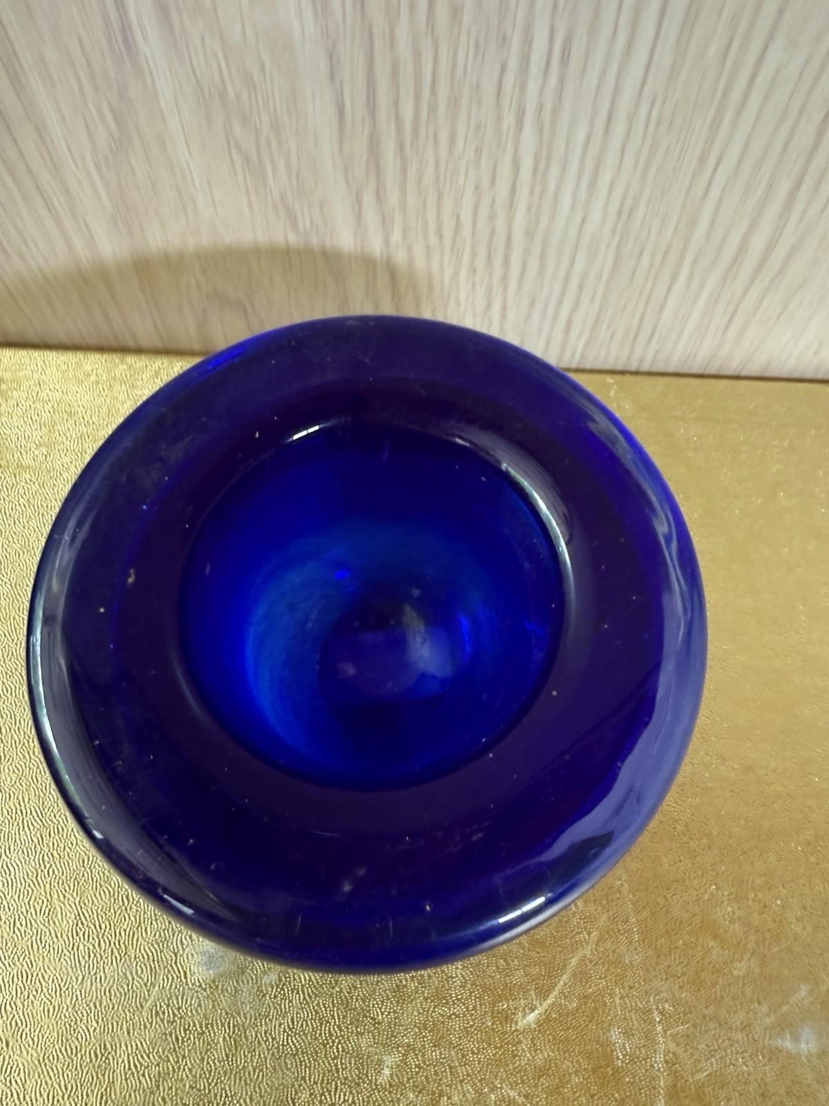 Mikasa Mallory Cobalt Candle Holder Votive. Made In CZECH REPUBLIC. Lot Of 4