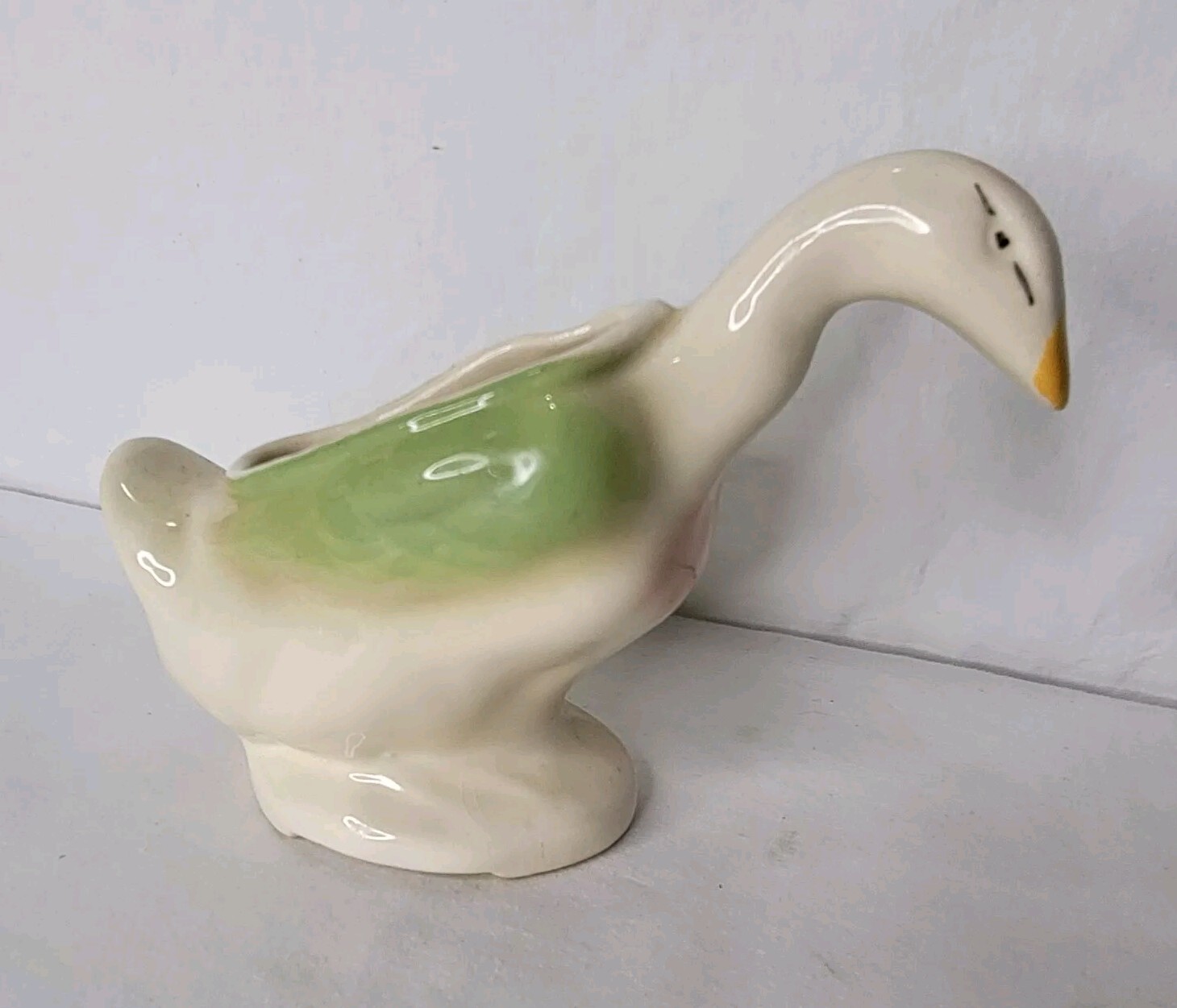 Vintage USA Pottery Goose Duck Planter Ceramic Vase American Bisque Company