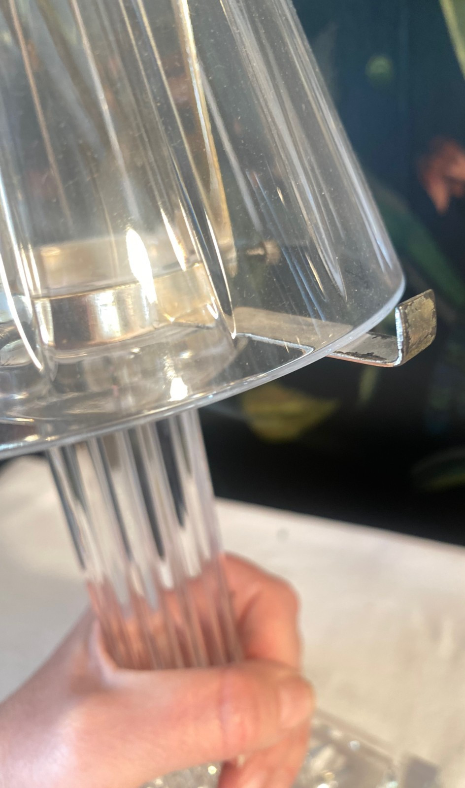1 Vesper Candle Lamp – 12″ William Yeoward Crystal Handmadel 12″ H (2 available)