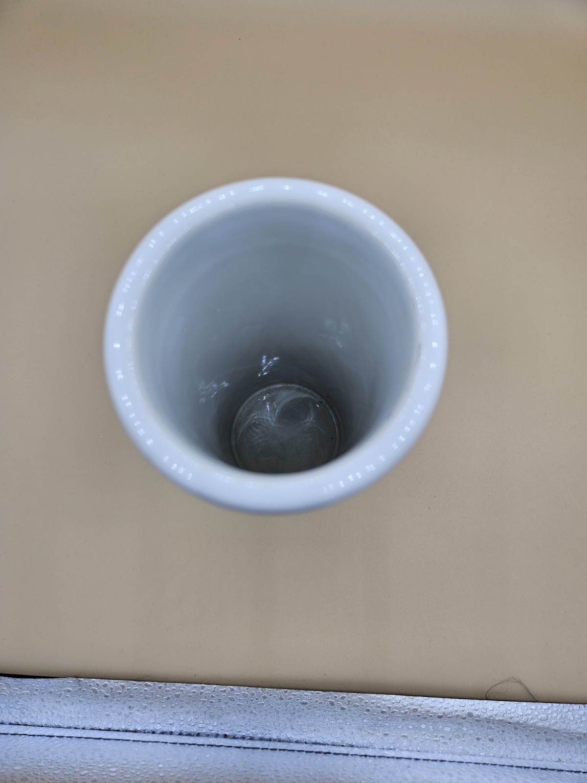 Dansk Cylinder Vase Light Gray 7 5/8″ Ceramic International Designs Japan EUC