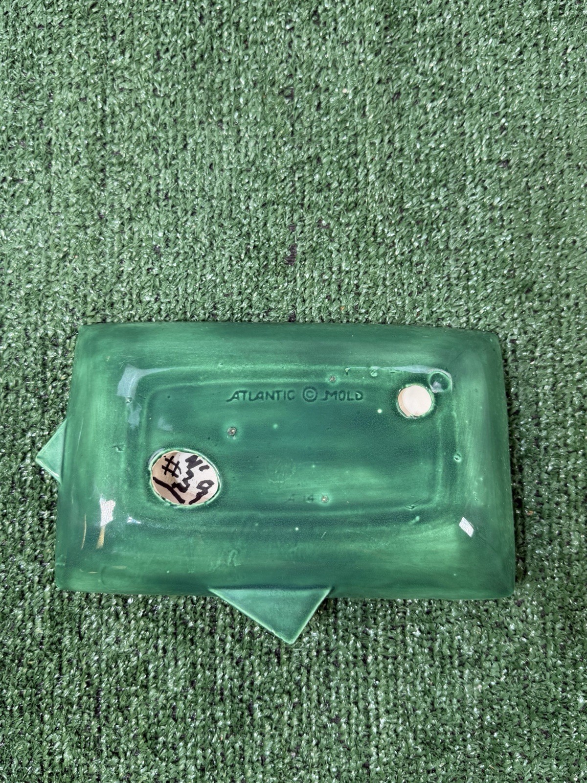 Vintage 60s Atlantic Mold Ceramic Risqué Woman Erotic Ashtray One-of-a-Kind