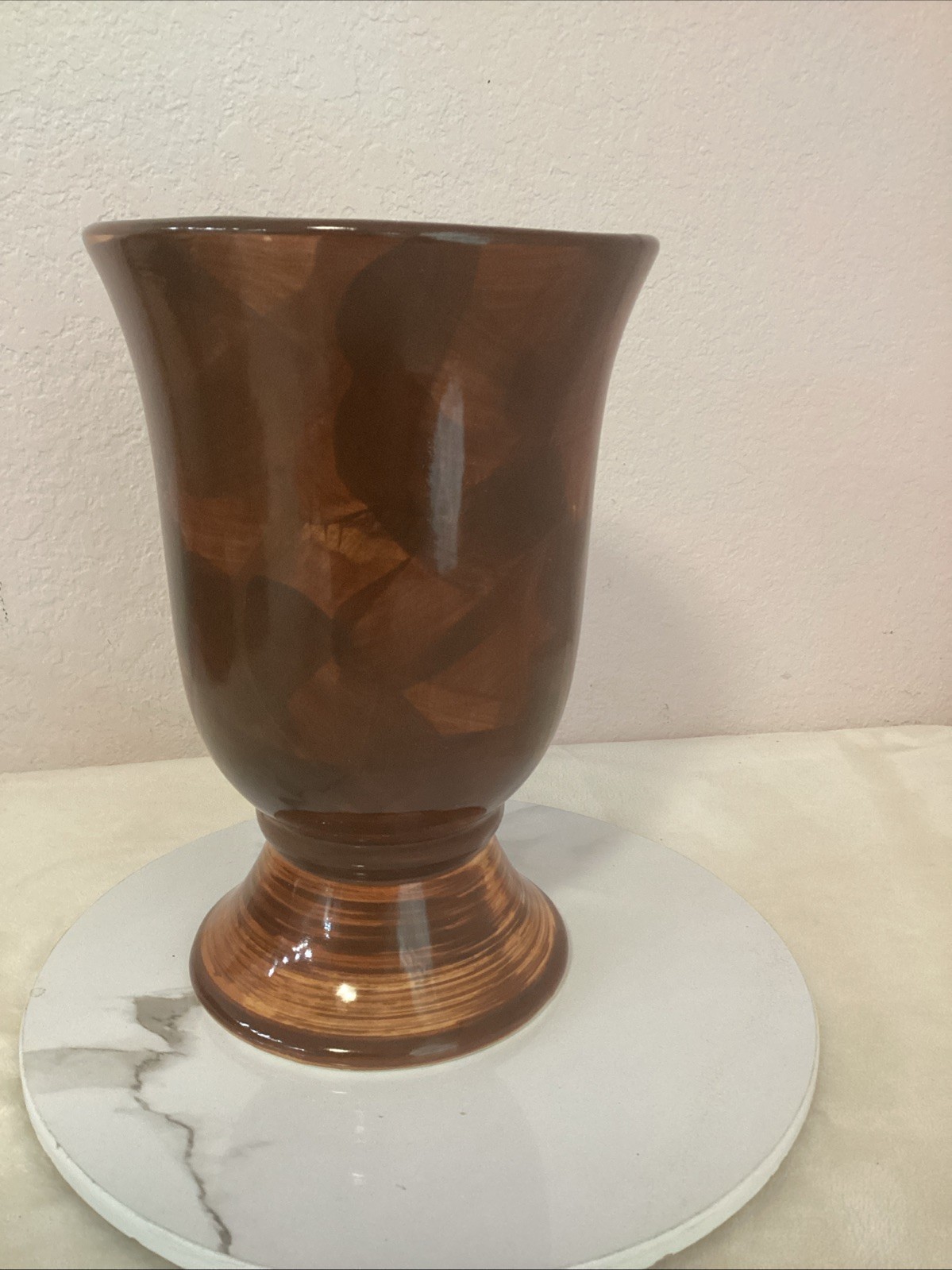Gail Pittman Chinatown Large Urn / Vase Signed Rare Hard To Find Discontinued