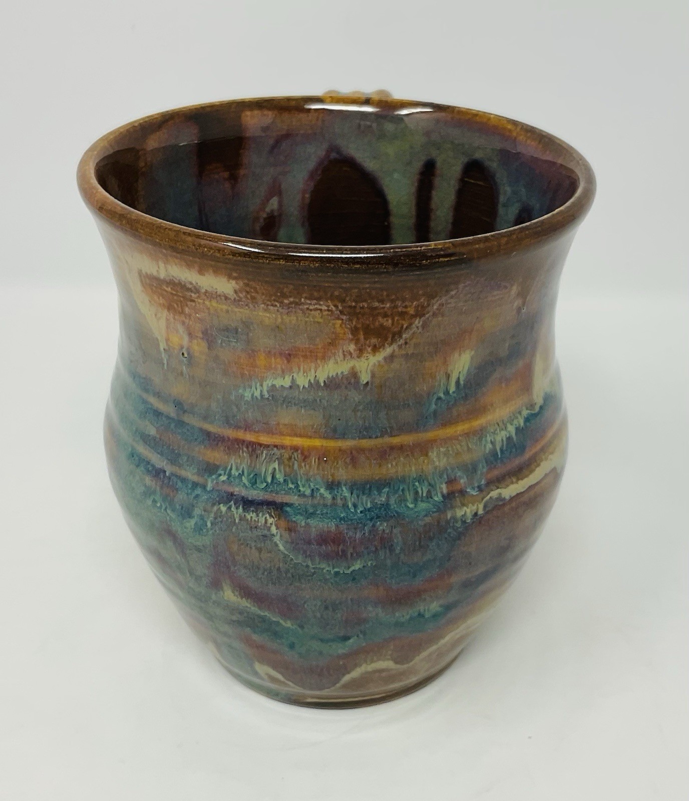 Matthew Nance Pottery Seagrove NC Coffee Mug 2005 Signed Studio Art