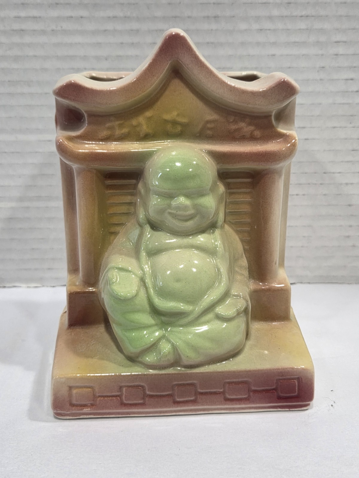 Shawnee Pottery Vintage Buddha Planter Vase USA 524