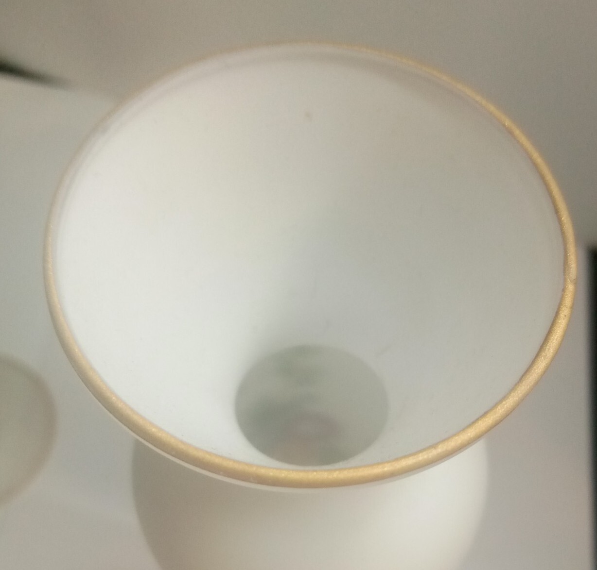 Vintage Norleans Satin Ware White Floral Vase Pedestal Base 10 Inches READ