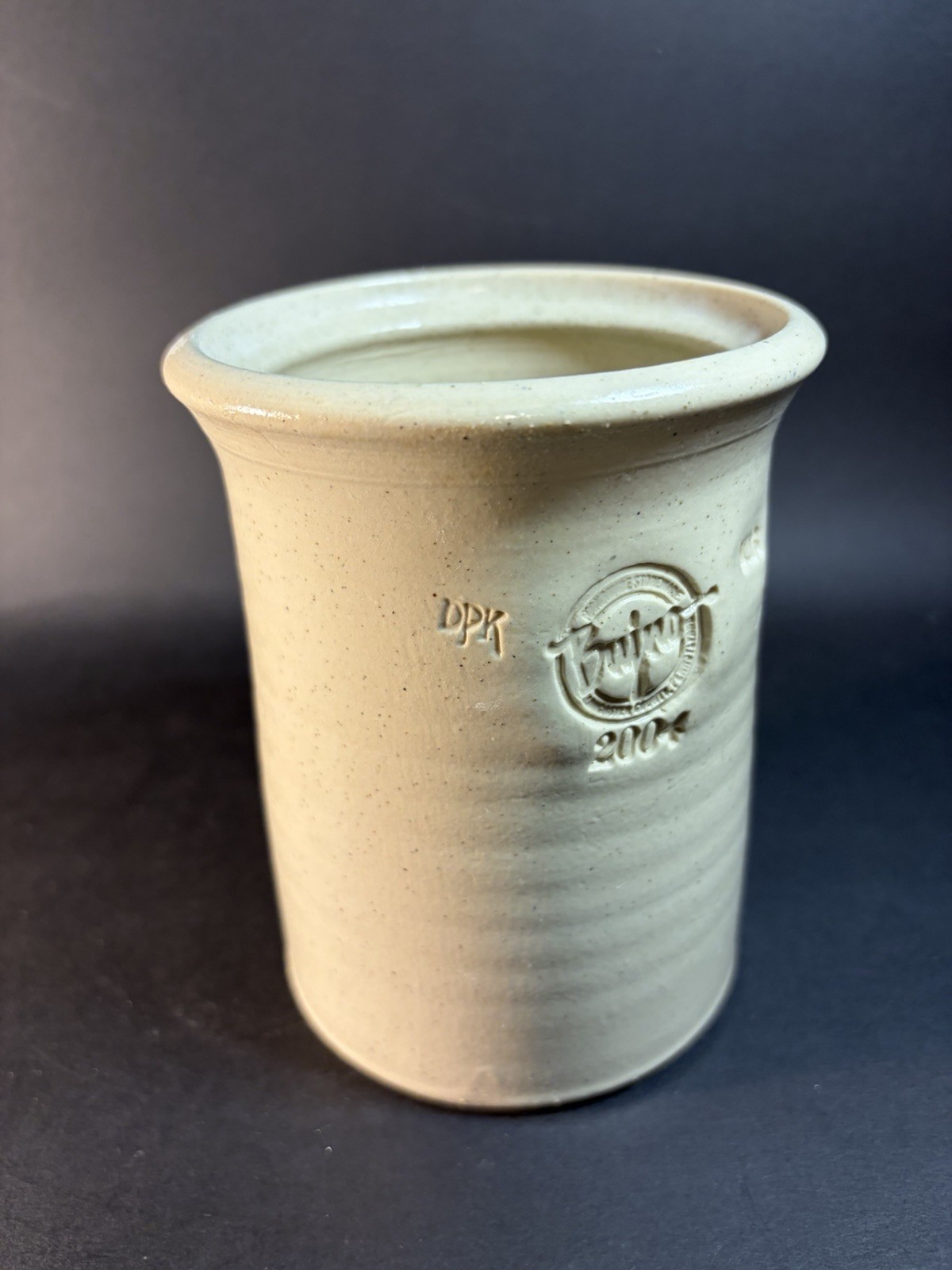 Reproduction Demuths Snuff Lancaster Pa Stoneware Crock By Bujno 5.25”