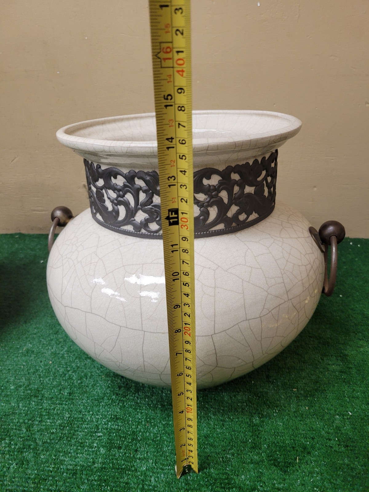2 Tony Evans Raku Pottery Vessel Vase Large – SIGNED/NUMBERED (BFEB-06-001)