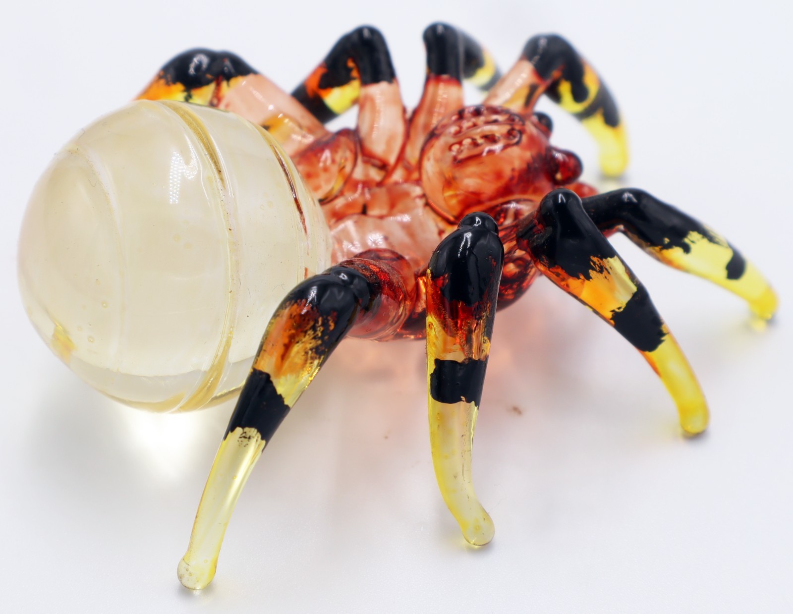 Colorful Hand Blown Glass Tarantula Spider Figurine Mini 2.5″ x 2.5″ x 1.5″