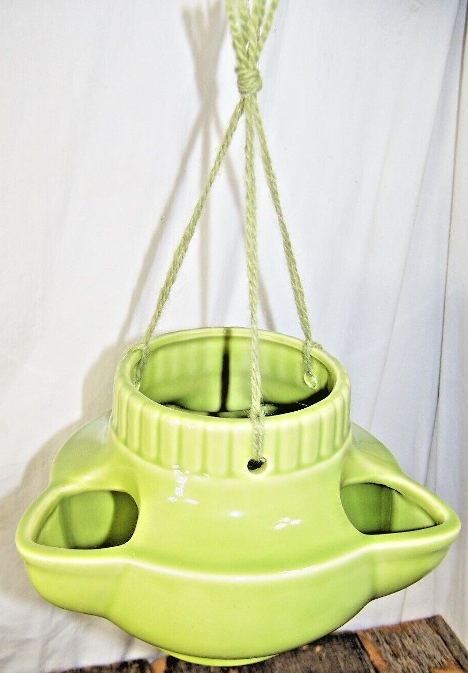 Vintage Strawberry Hanging Pottery Planter Hanging or Tabletop 603