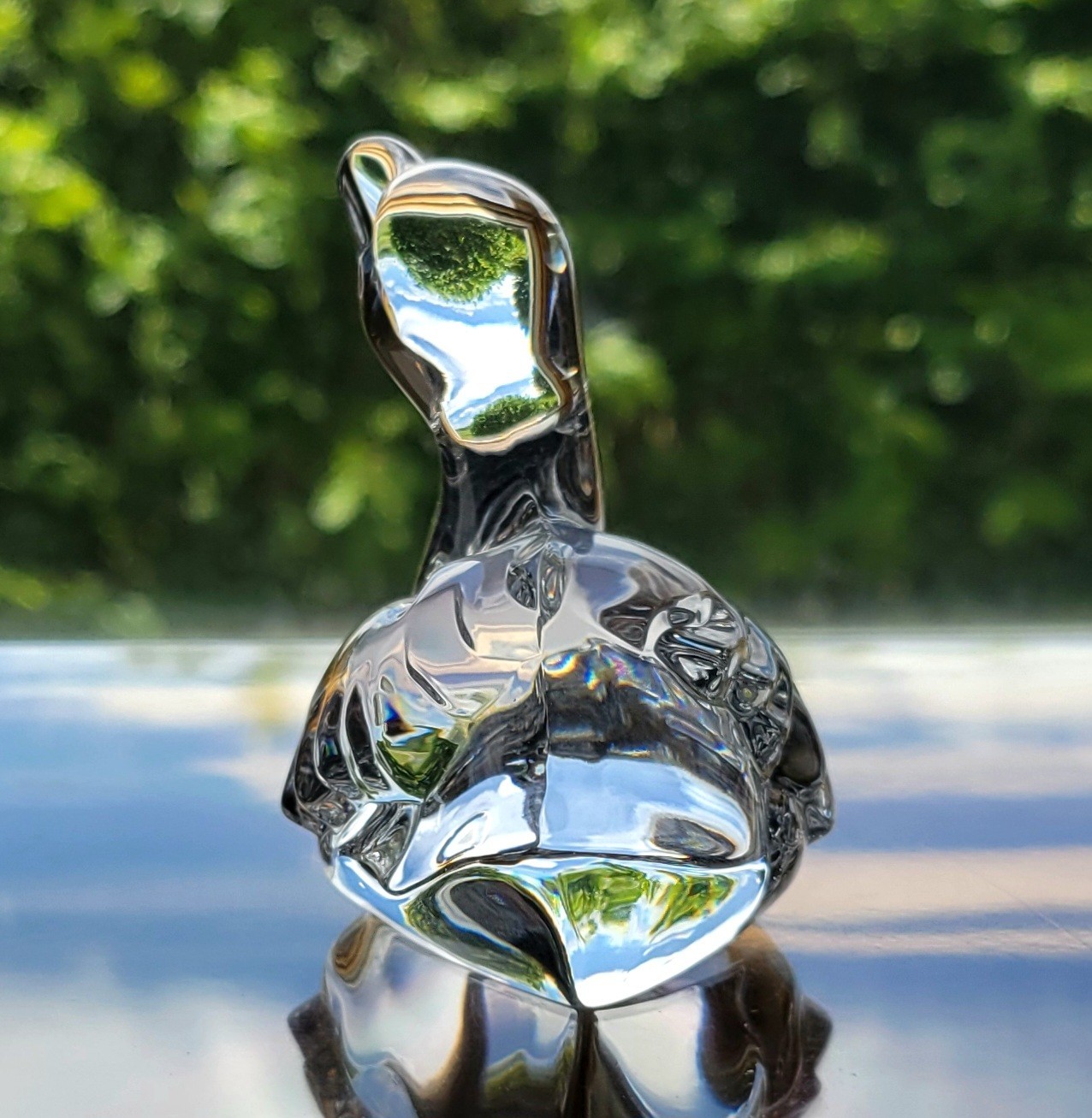 Waterford Crystal Cygnet Baby Swan 3″ Paperweight Figurine Irish #114710
