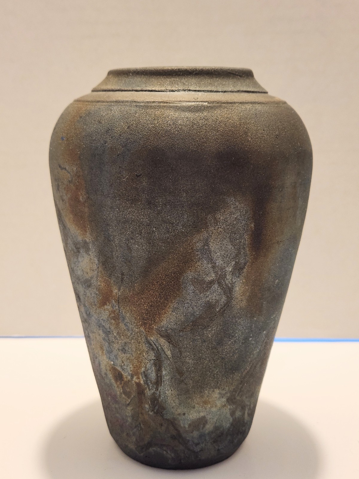 3 Raku Studio Crafted Ceramic Vases, One-of-a-kind, Handcrafted Pottery, Signed