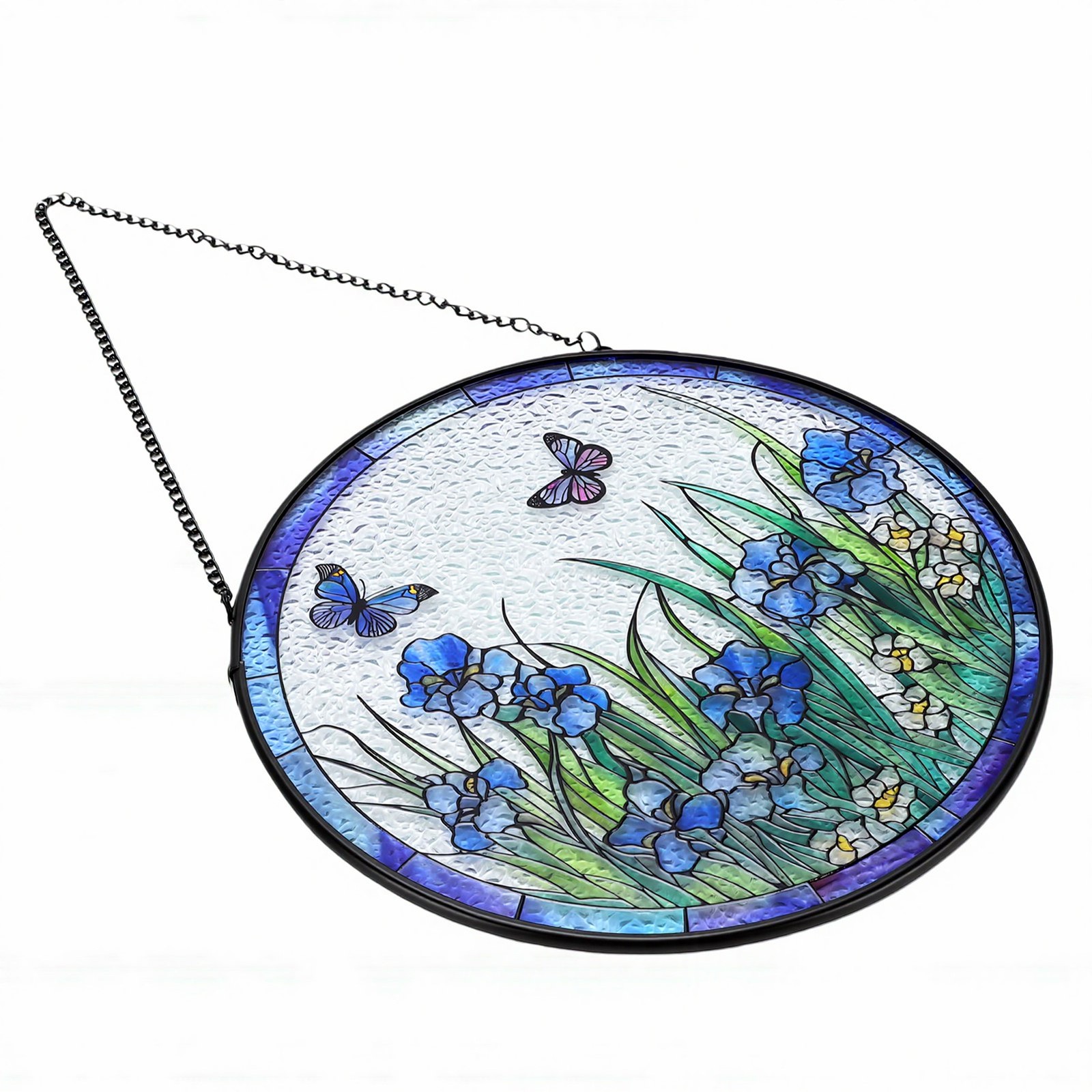 Stained Glass Sun Catcher Vibrant Color Home Living Room Bedroom Decor V1