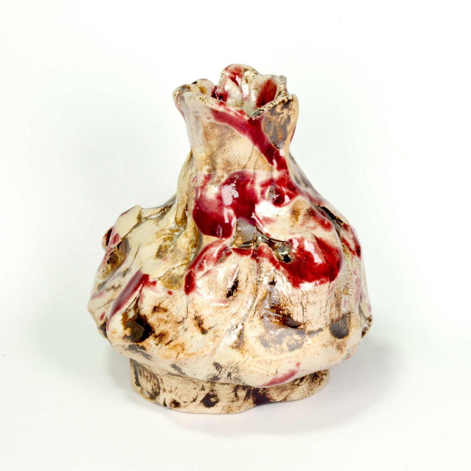 Vase ceramic glazed stoneware Höhle Lascaux w7 Unique Prof em A Loeschner-Gornau