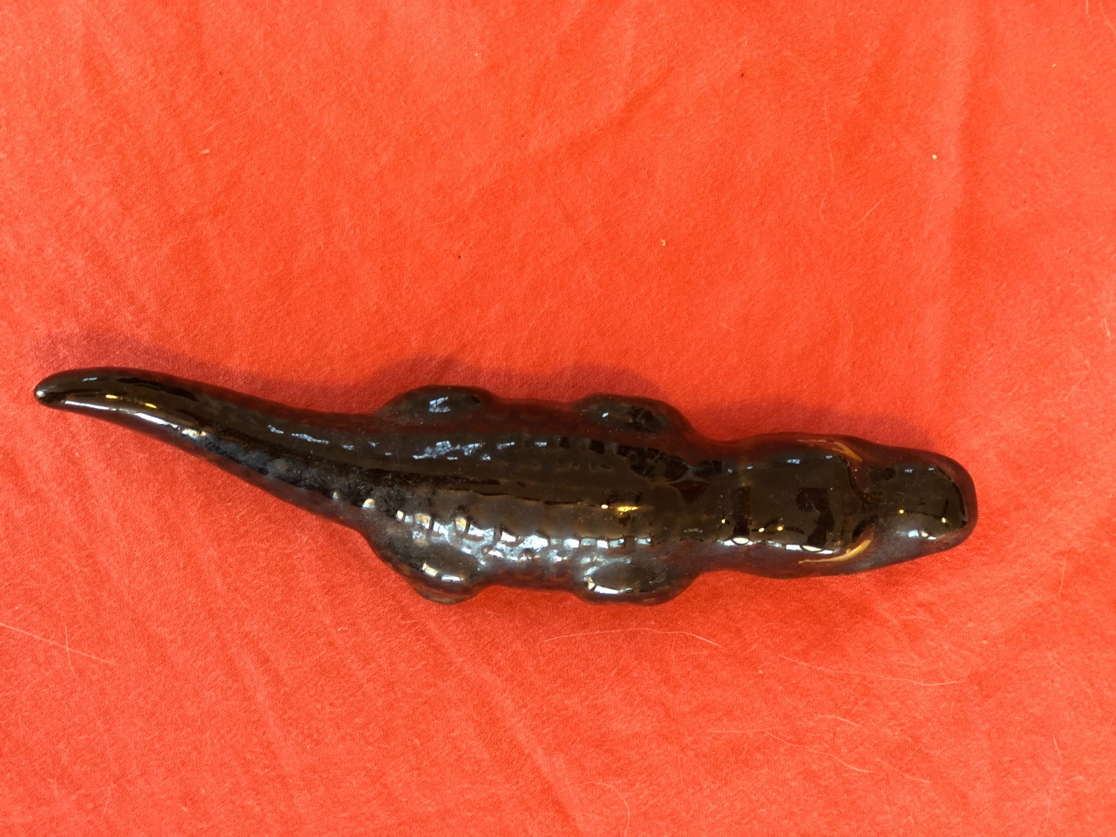 BLACK Alligator CERAMIC Japan c. 1950’S