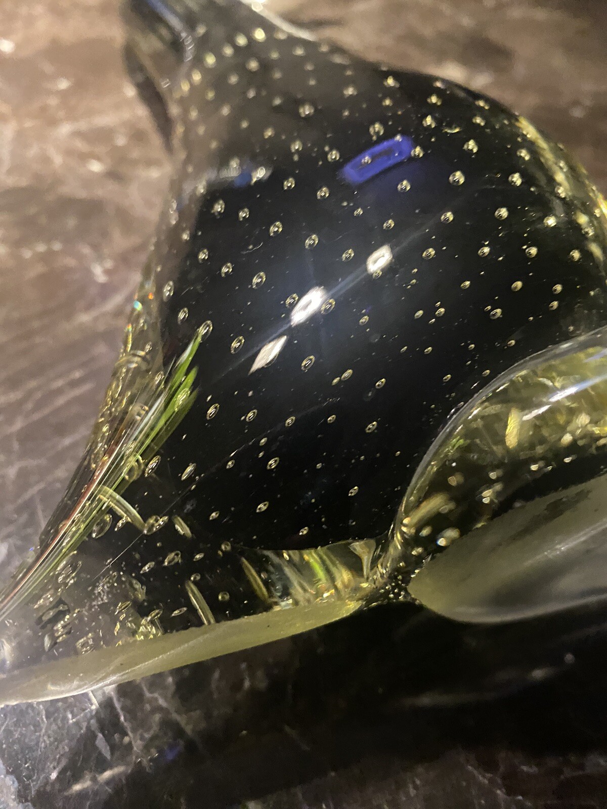 RAREST BEAUTY VINTAGE MURANO SOMERSO DUCK FIGURINE IN EXCELLENT CONDITION
