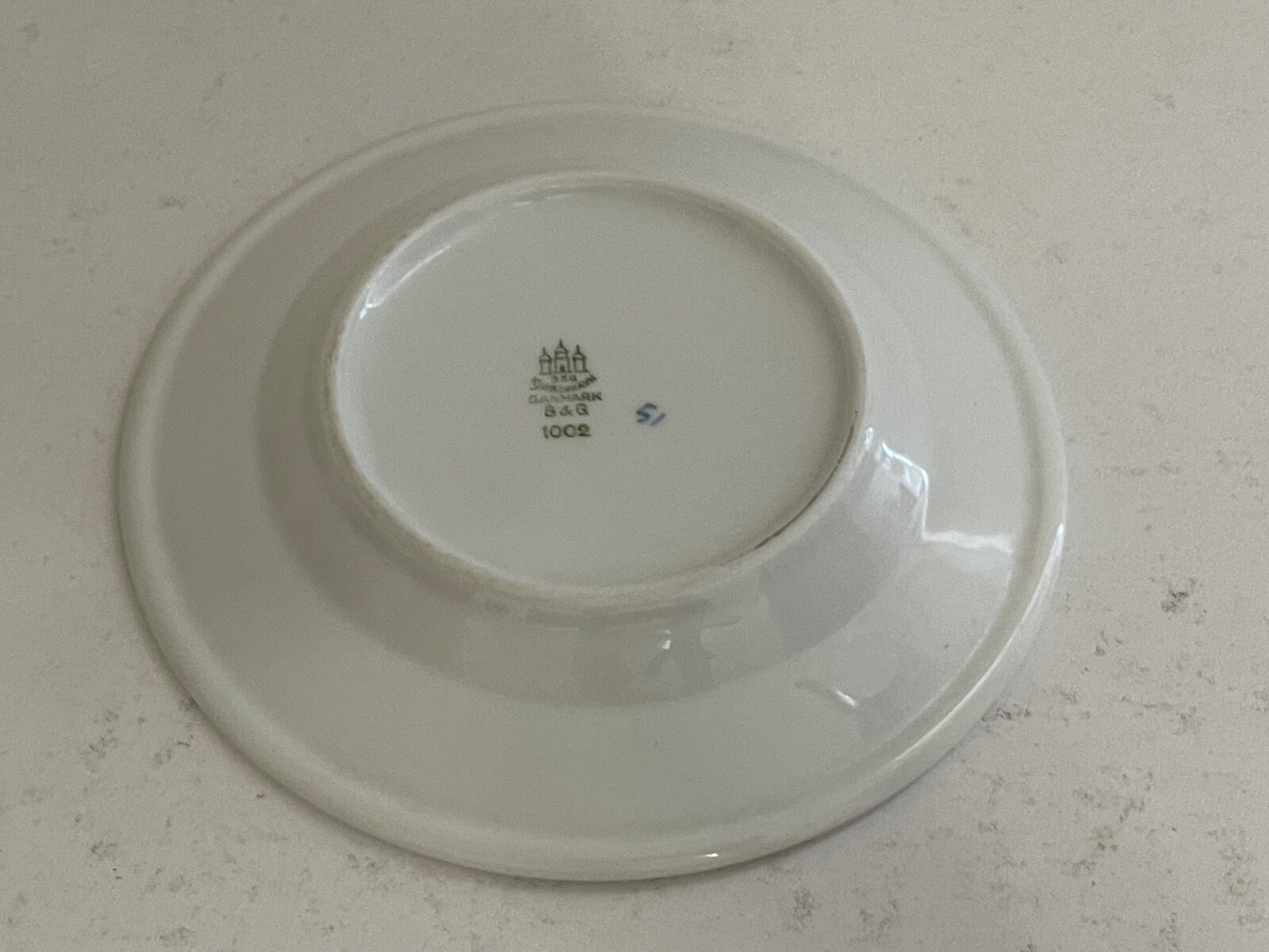 Vintage Antique Bing & Grondahl Copenhagen Porcelain Bellahoj Plate