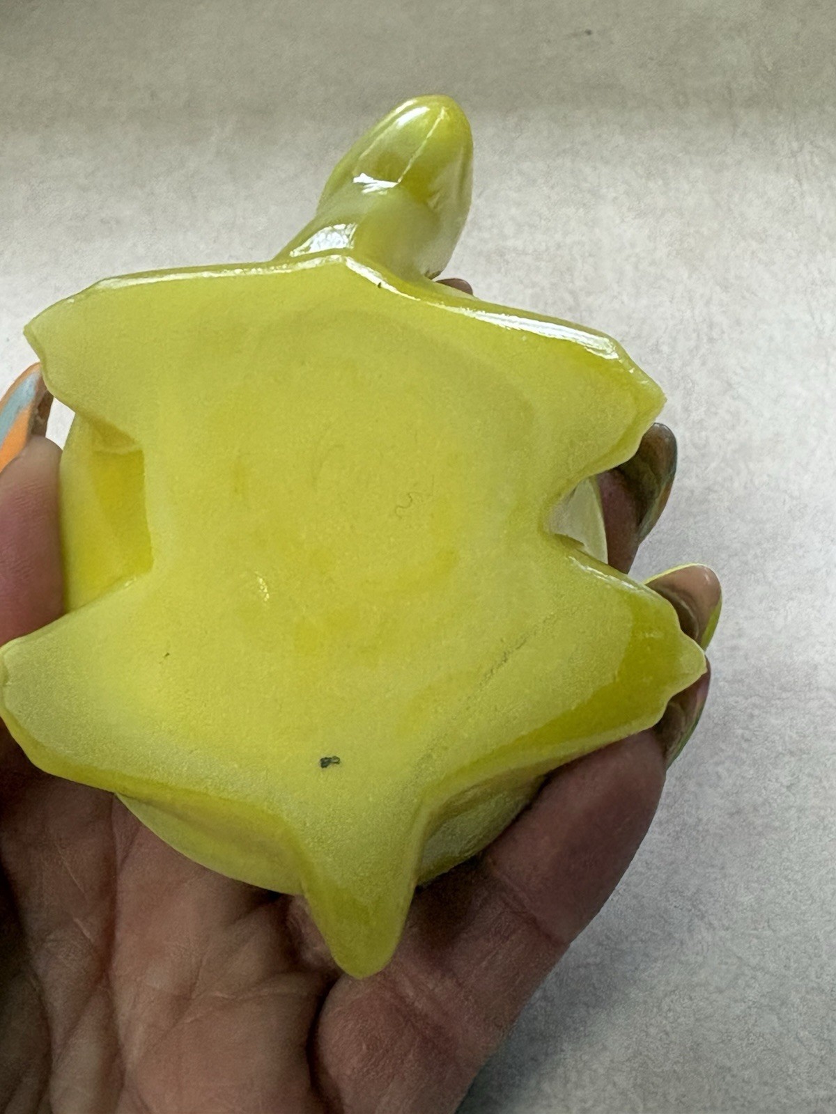 Fenton Irradescent Dandelion Turtle Figurine Made by Mosser Glows Brand New