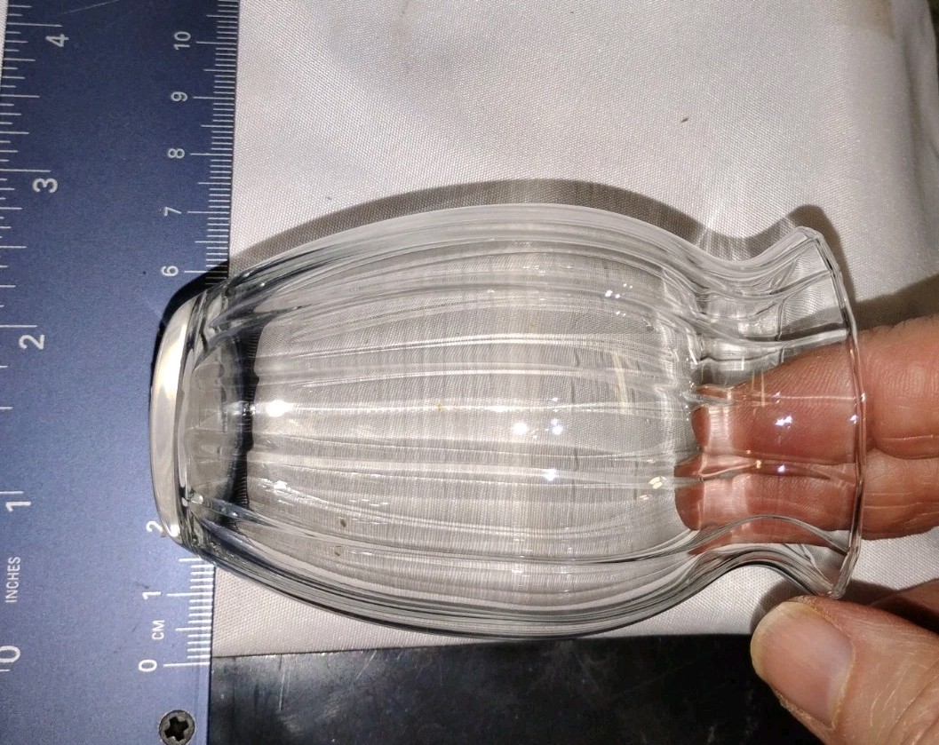 Vtg. Small Swirl Vase