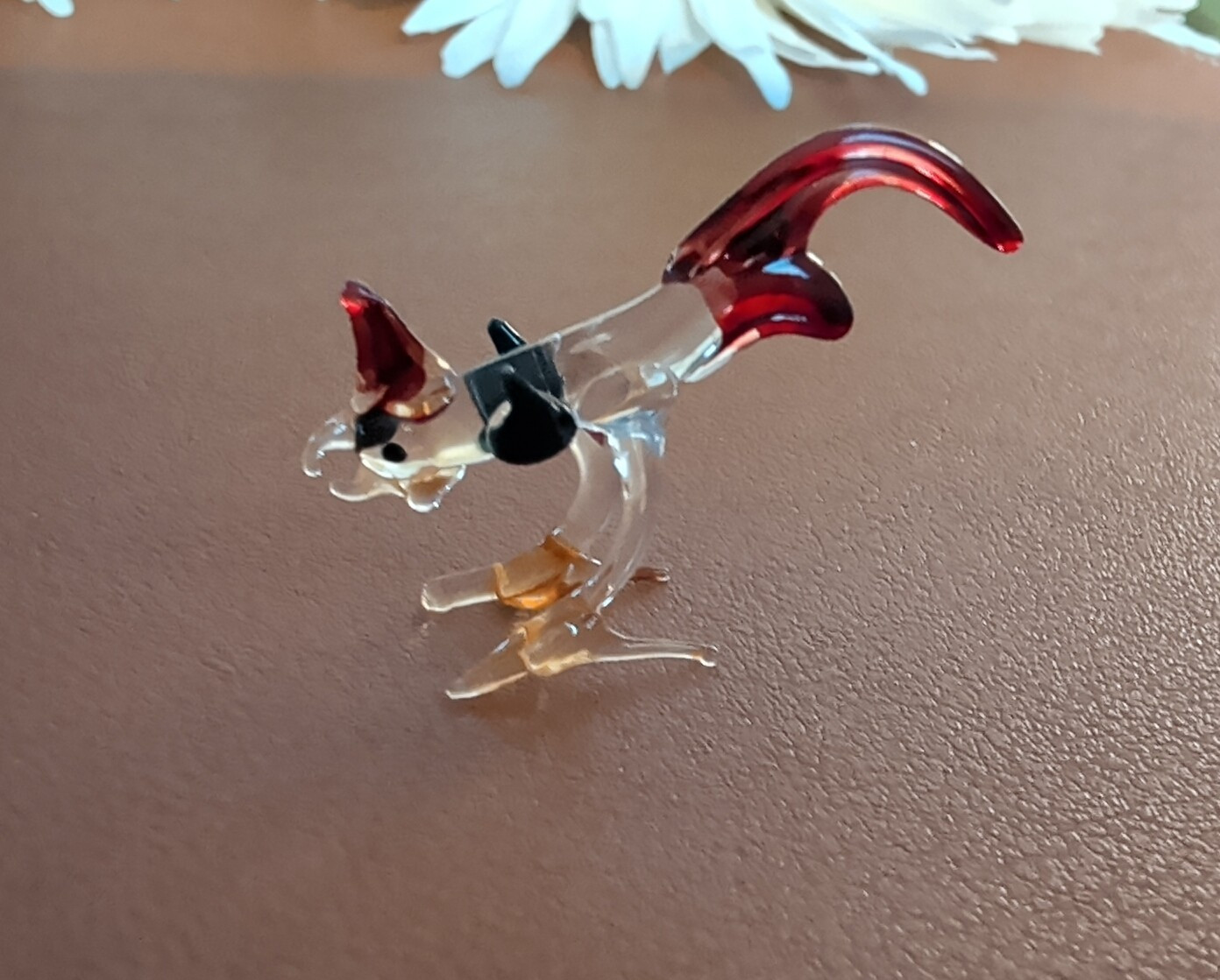 Vintage Hand Blown Glass Miniature Birds Lot of 4 Murano Style