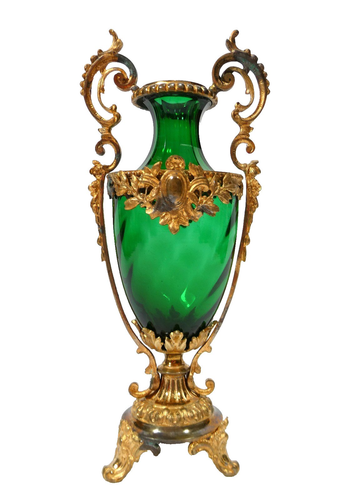 Russia/France Approx. 1860 Vase With Mount Bronze Amphora Vase AL-27