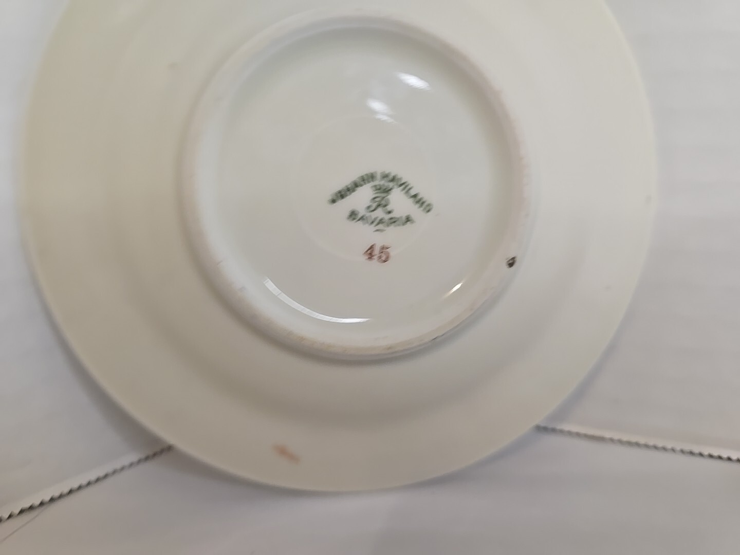 Vintage Johann Haviland Bavaria Limoges Bayreuth Germany Cigar Ashtray Dish