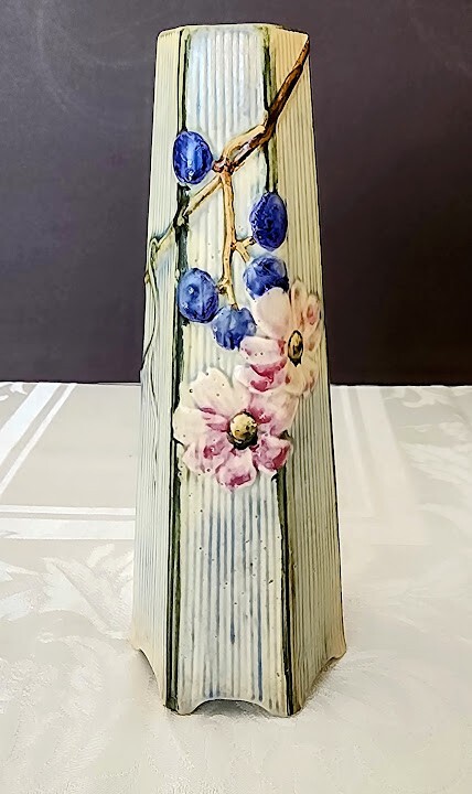 WELLER “KLYRO Series” 6 Panel Flowers, Leaves, Vines, 1920’s Art Pottery Beauty!