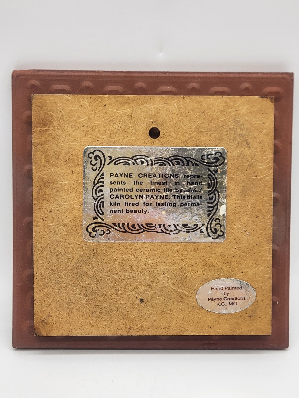 Payne Creations Hand Painted Ceramic Tile by Artist Carolyn Payne – Plaza 6 X 6
