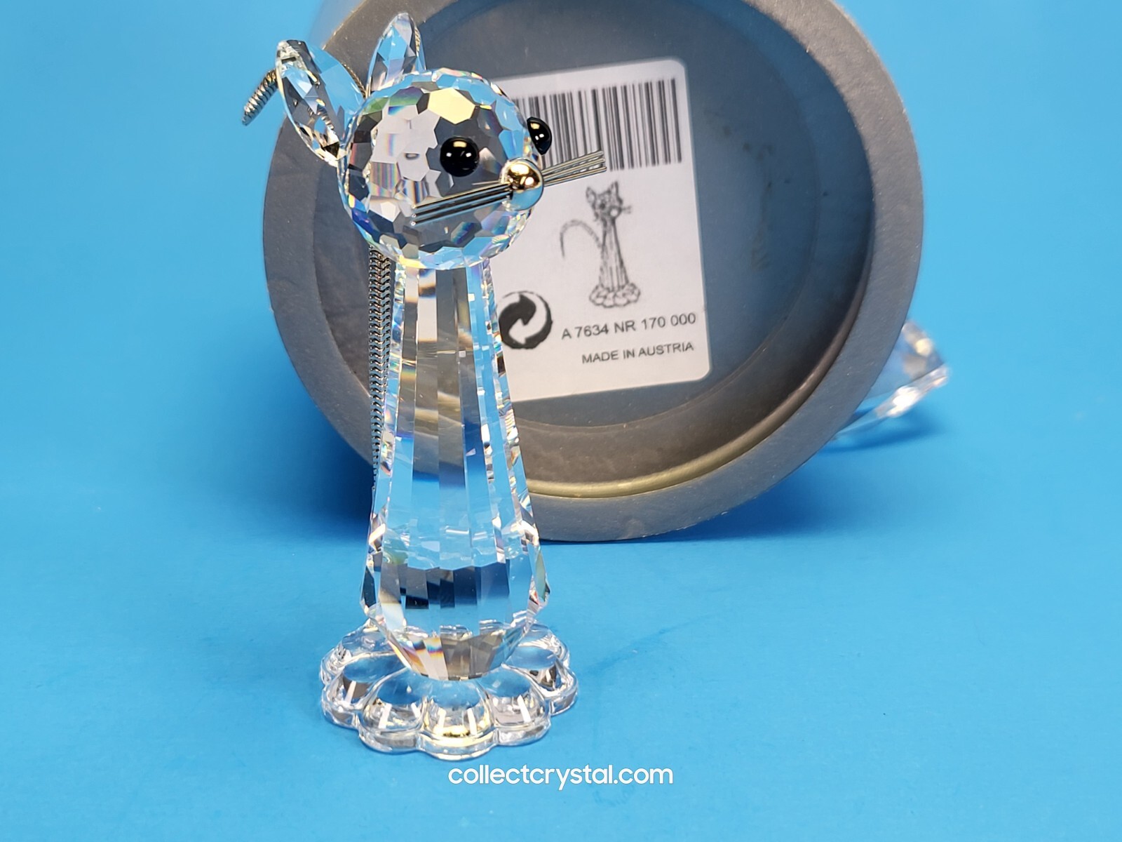 Swarovski Crystal Cat Tall Large 010023 or 7634 070 000
