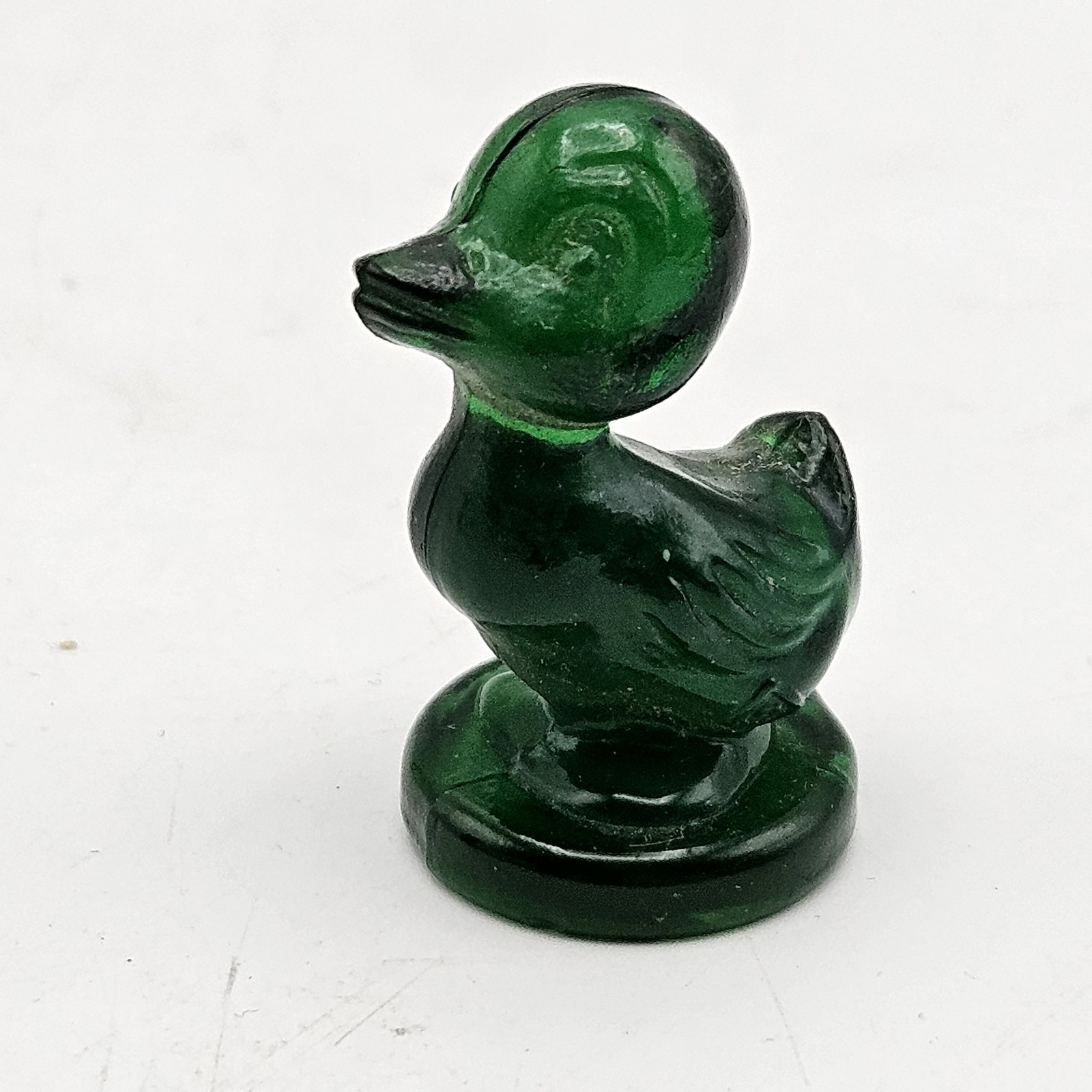 Boyds Glass ~ Debbie Duck Duckling ~ Furr Green ~ 1 1/2 Inches