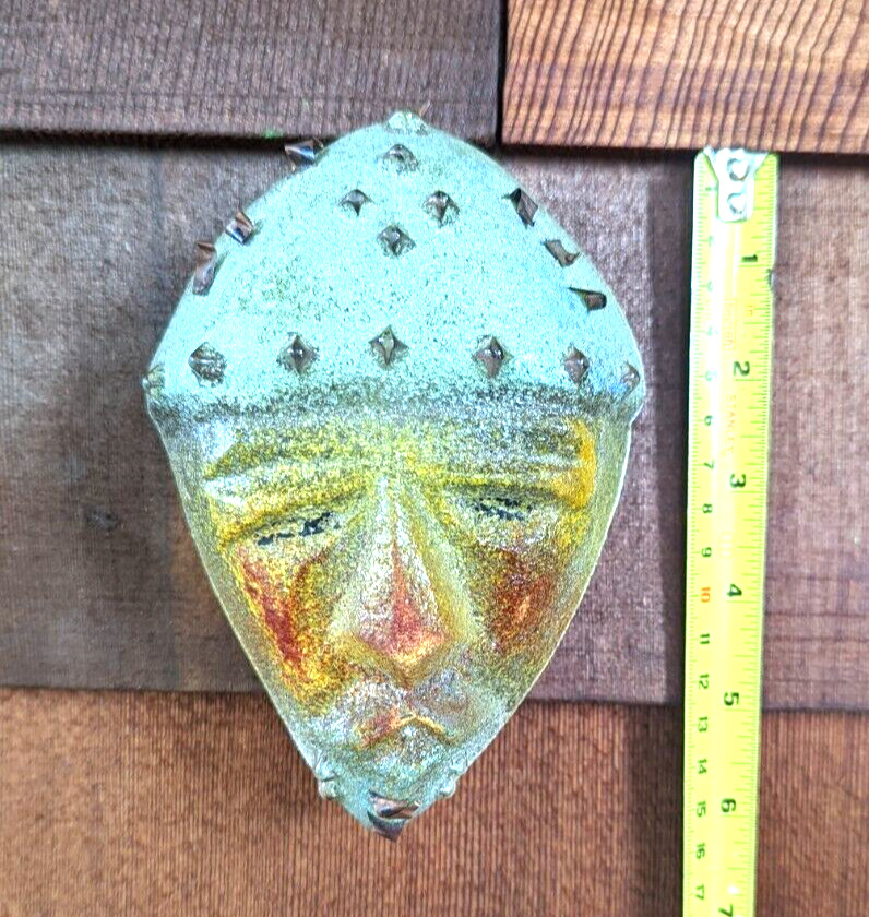 Art Glass Mask – Signed by Diane Ferland – Cassandre Handmade Canada – Colorful
