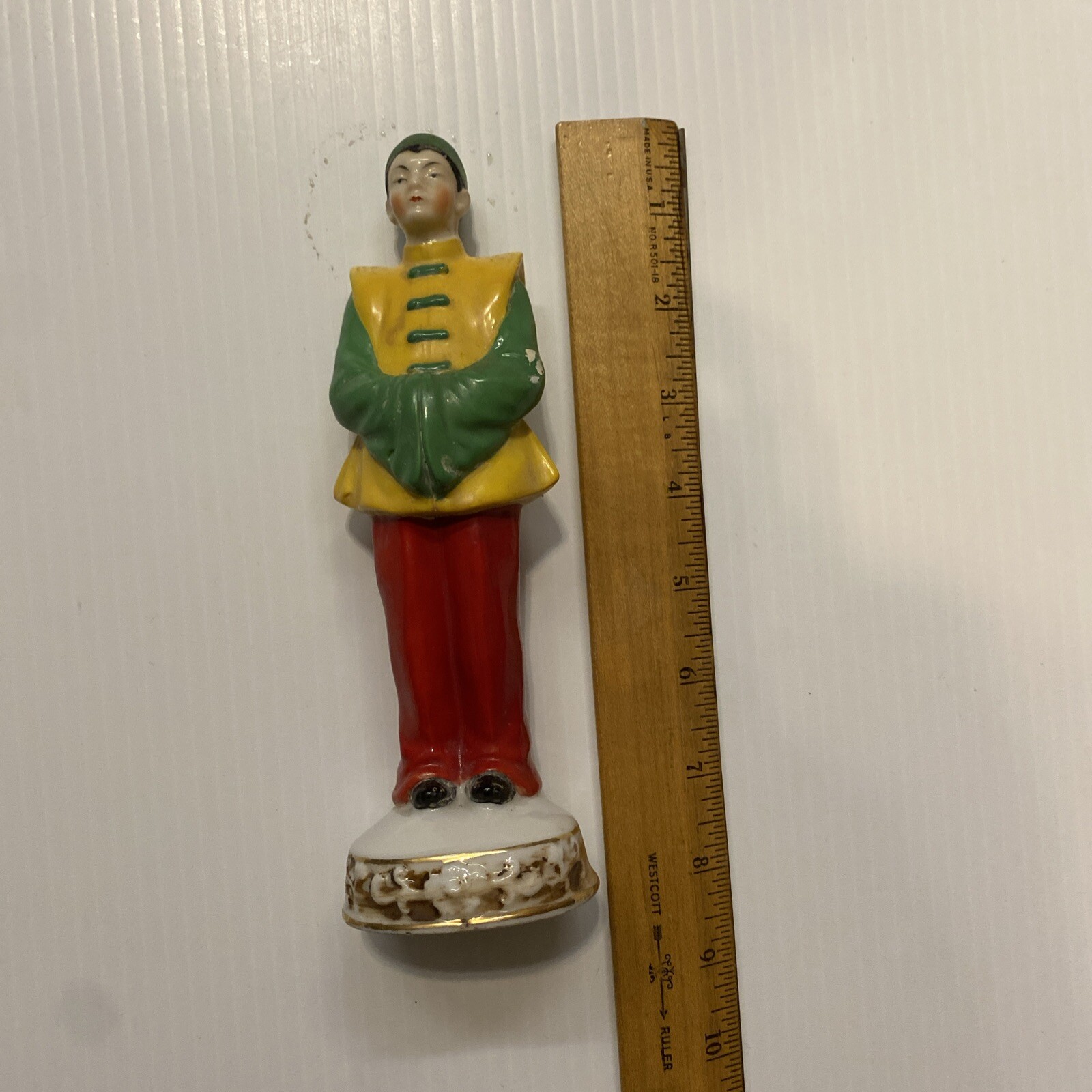 8” Hal-Sey Fifth Ave L & M Made In Occupied Japan Chinese Man Queue Long Braid