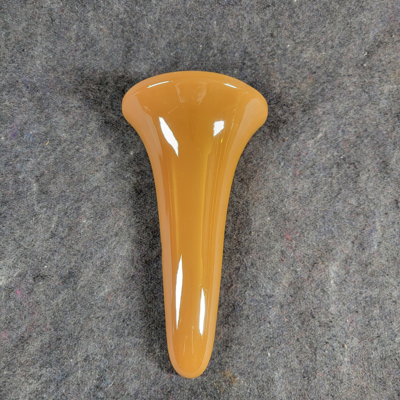 Vintage Noritake Wall Pocket Vase Peach Lustre Hand Painted 2.5″×4.65″×8″