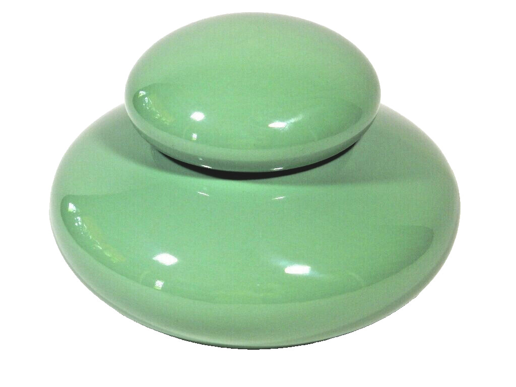 Vintage MCM Jaru California Pottery Lidded Mid Century Modern Jade Green