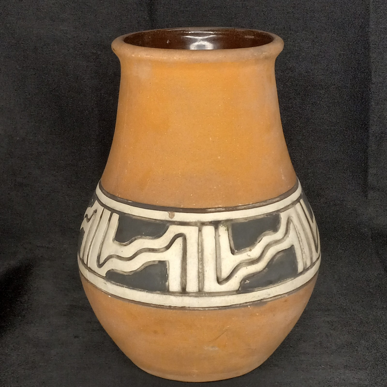 Large Weller Souevo Arts & Crafts Mission Prarie Style Art Pottery Vase 1910