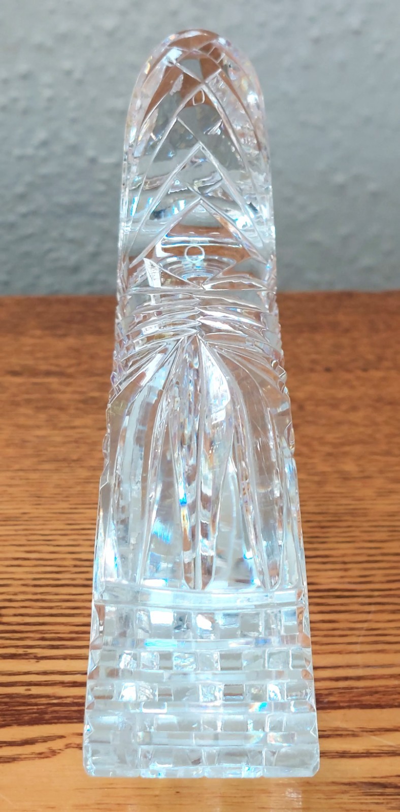 Vintage Waterford Crystal 4.5″ rocking horse sculpture/figurine, stamped