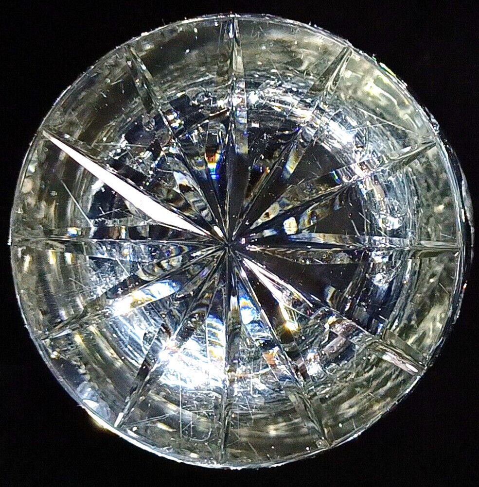 NACHTMANN RESEDA VASE, Cut Lead Crystal, 8 3/8″, VINTAGE