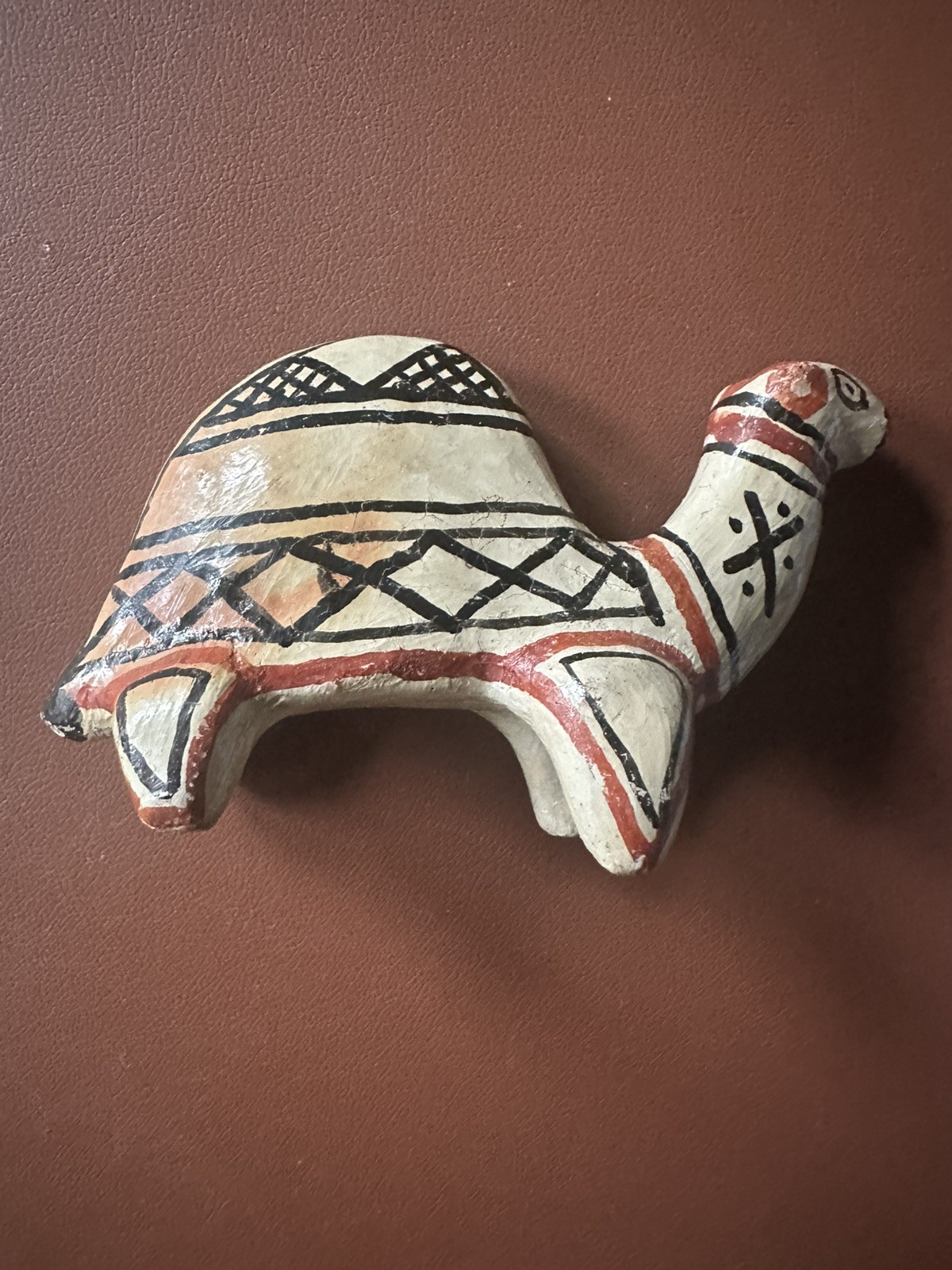 Primitive Berber Kabyle Clay Figurine Camel Sejnane Tunisian 1900s Handmade Rare