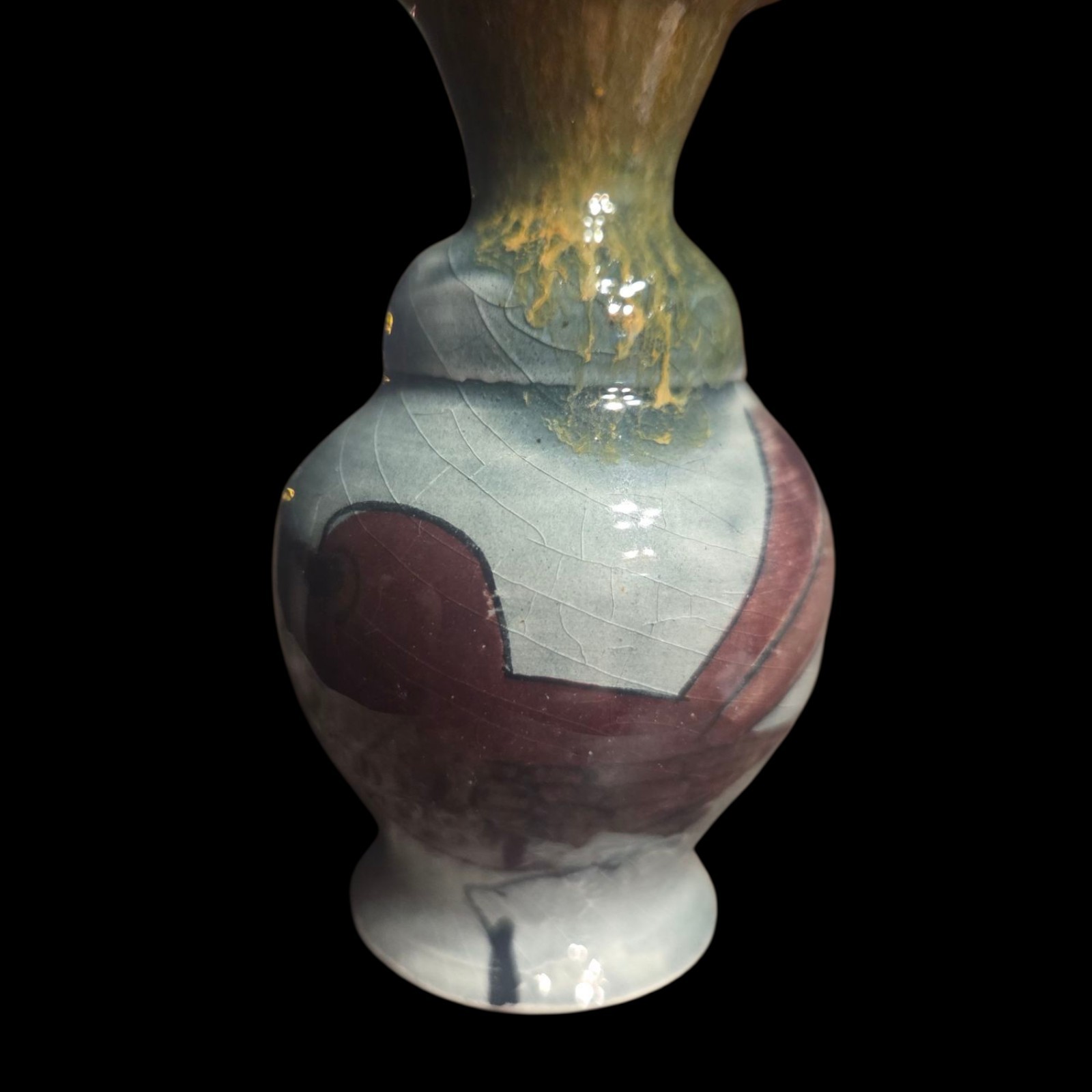 Lot of 5 Miniature Vases Pitchers 2.5″-4″ Wood Turned Porcelain Glass Pottery