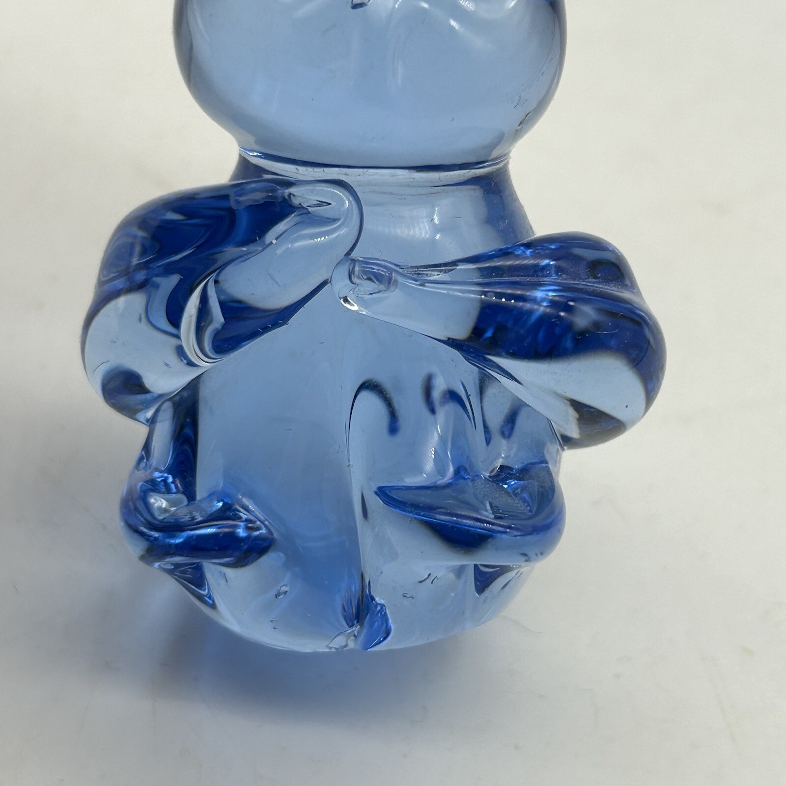 United States Commemorative Fine Art Gallery Blue Glass Koala Bear Paperweight