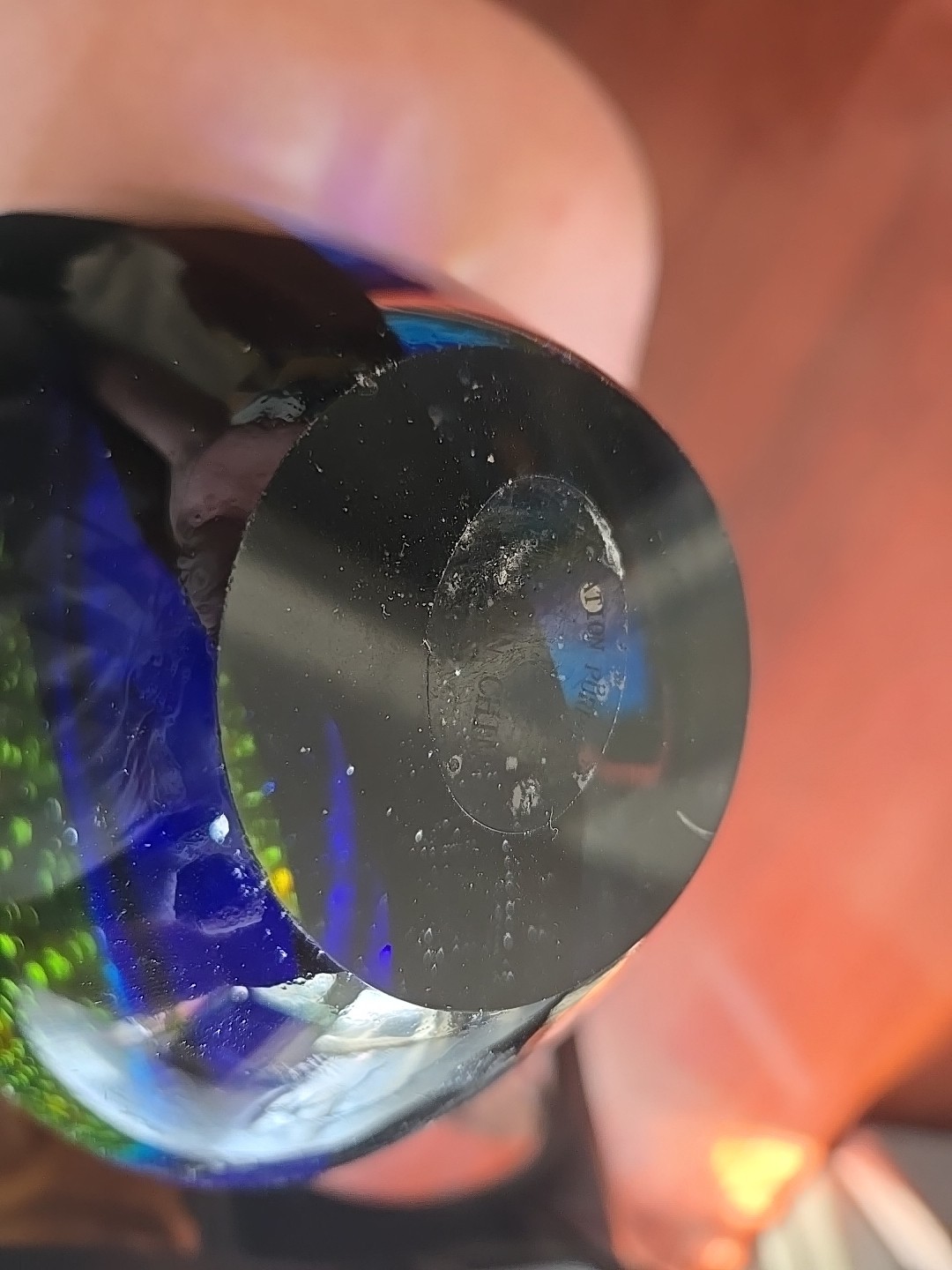 GORGEOUS Multicolored Murano Italian Glass Art Glassware Vase 15.75″x6.5″x5″
