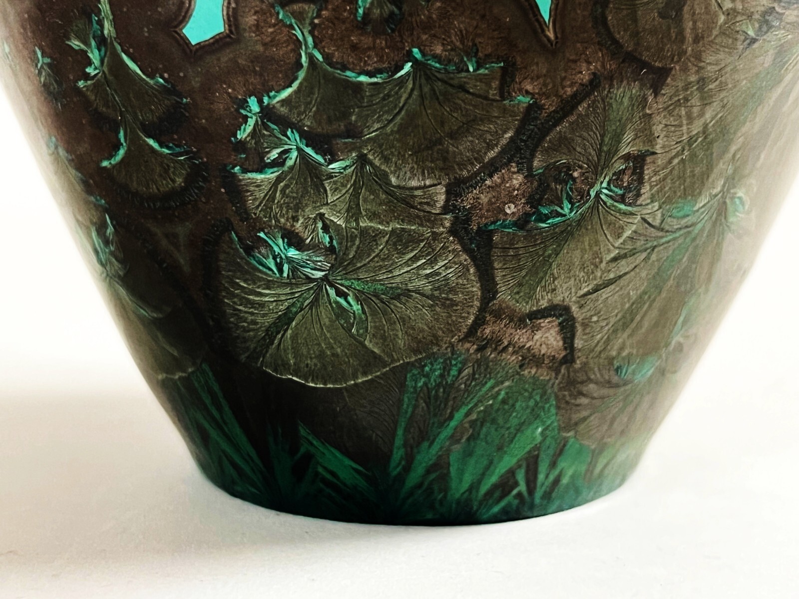 JON PRICE LAGUNA BEACH STUDIO ART POTTERY CRYSTALLINE PORCELAIN WEED POT VASE
