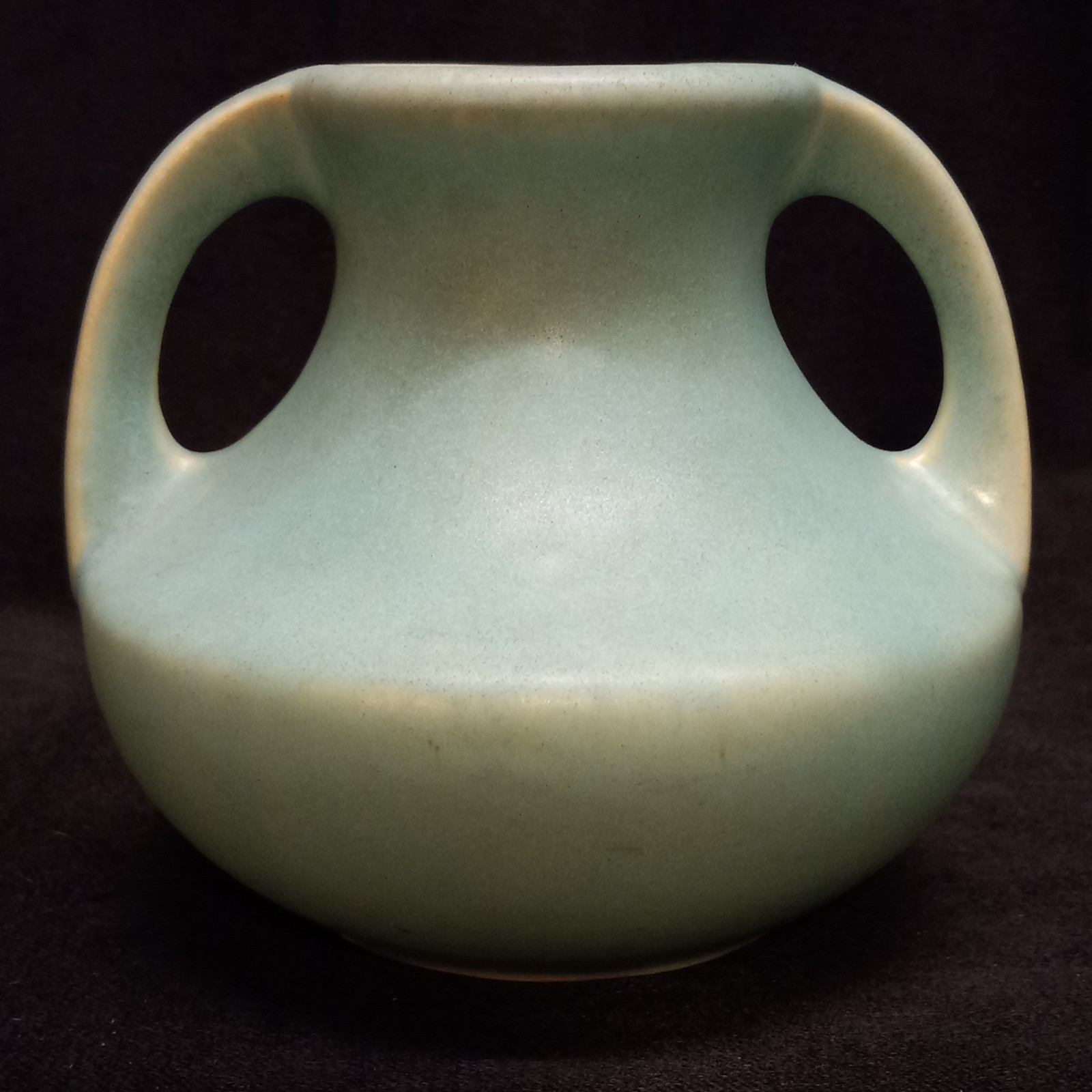 Antique Matte Green American Arts & Crafts Art Pottery Vase