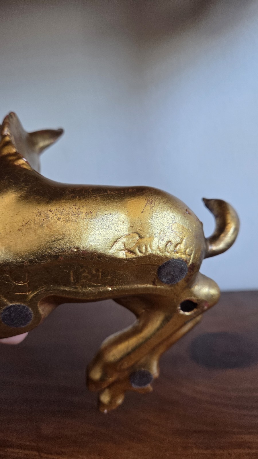 RARE Freeman McFarlin California Pottery Gold Unicorn Foals #139 #140 Rutledge
