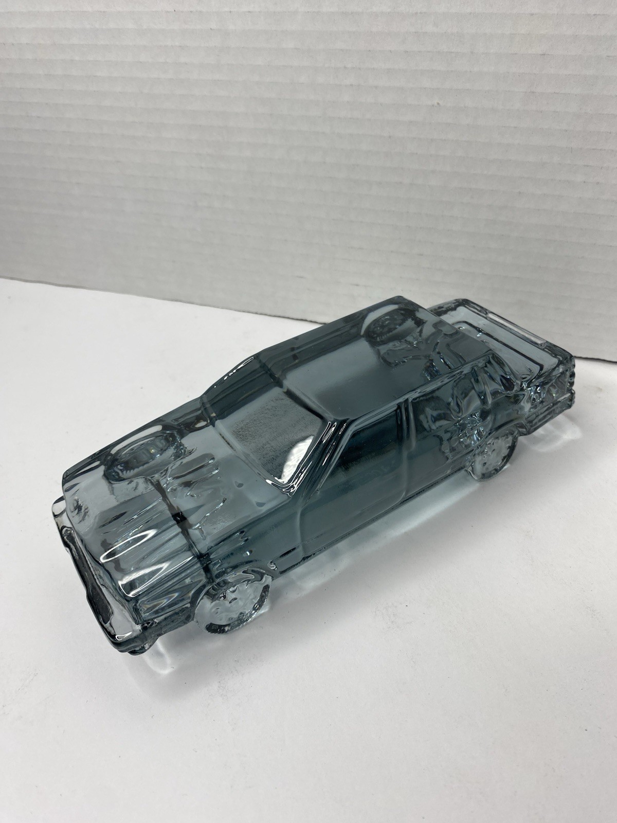 VTG Reijmyre Sweden Volvo 760 GLE Glass Crystal Car Paperweight 1980s vintage
