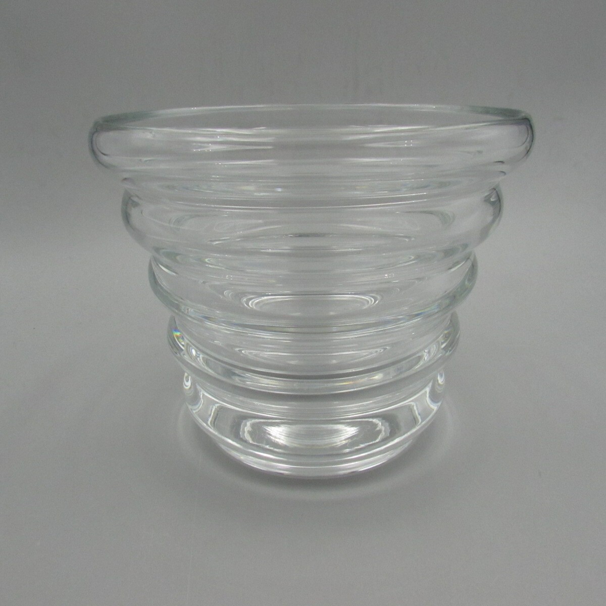 Art Deco Crystal Fostoria Spool Vase – Museum of Modern Art – George Sakier