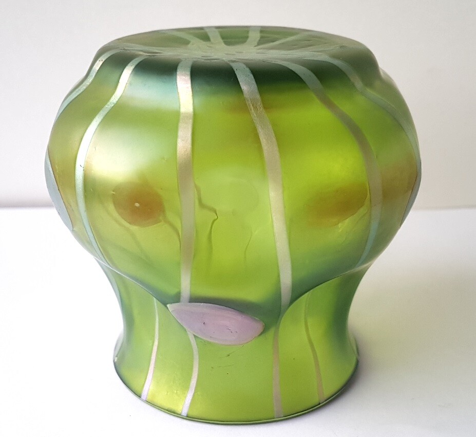 Art Nouveau Glass Vase KRALIK About 1900 AL1410
