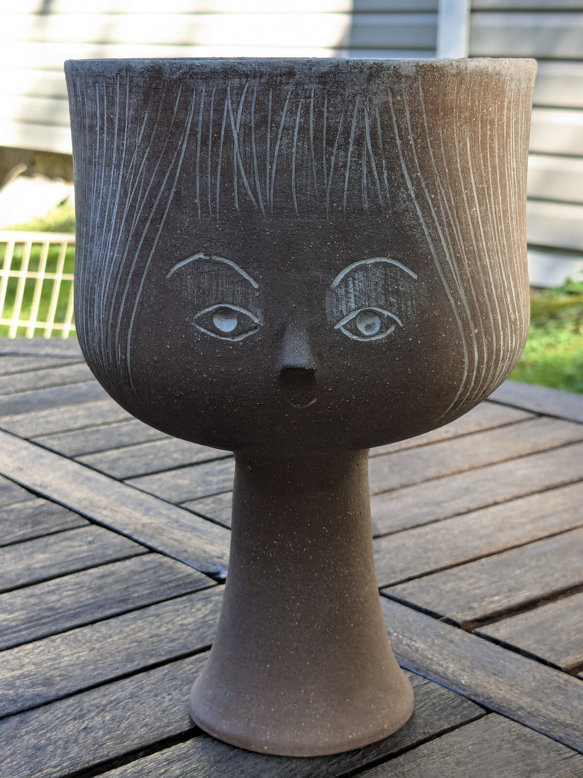 Rosemary Taylor Studio Pottery Girl Head Vase Vintage mid century Modern Mint